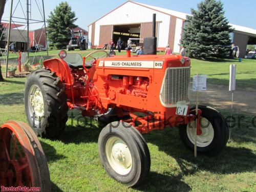 Allis-Chalmers D15 tekniska specifikationer 