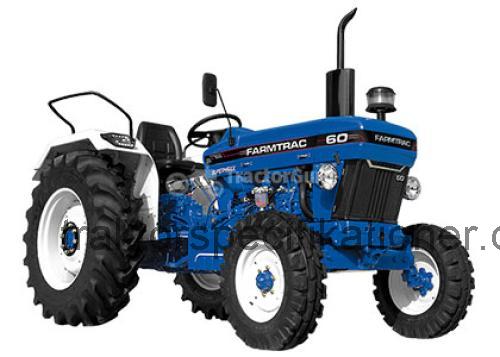 Farmtrac 60 Classic tekniska specifikationer 