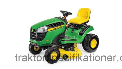 John Deere E120 recensioner och tekniska specifikationer