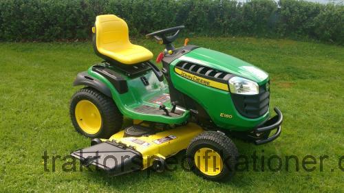 John Deere E180 tekniska specifikationer 