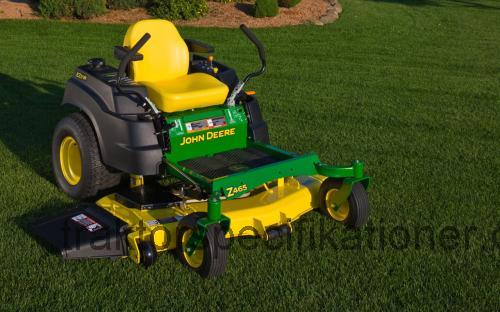 John Deere Z465 recensioner och tekniska specifikationer