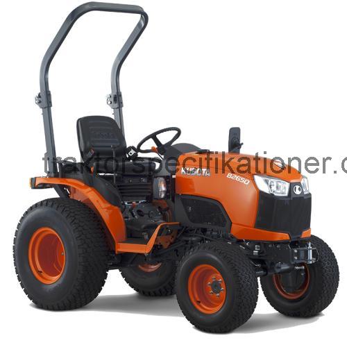 Kubota B2650 recensioner och tekniska specifikationer
