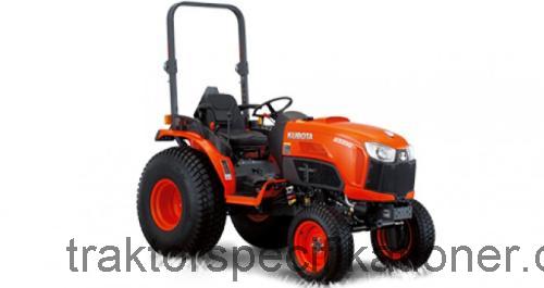 Kubota B3350 tekniska specifikationer 