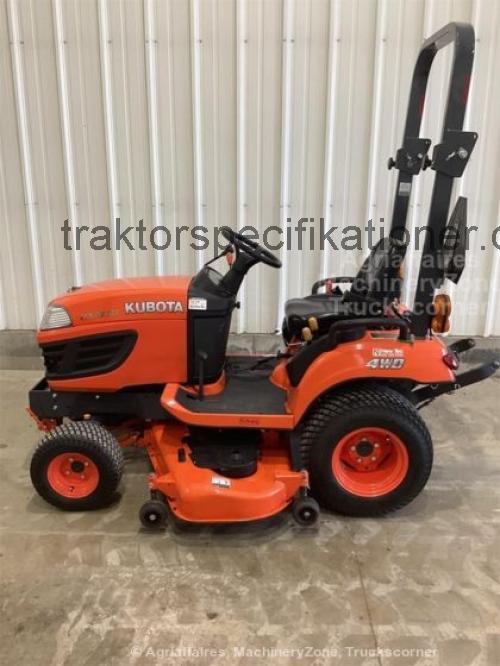 Kubota BX1870 tekniska specifikationer 