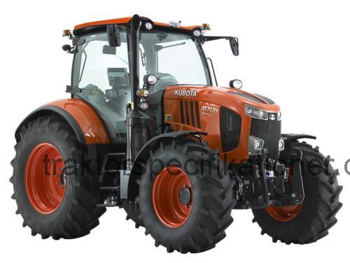 Kubota M7-171 Premium tekniska specifikationer 