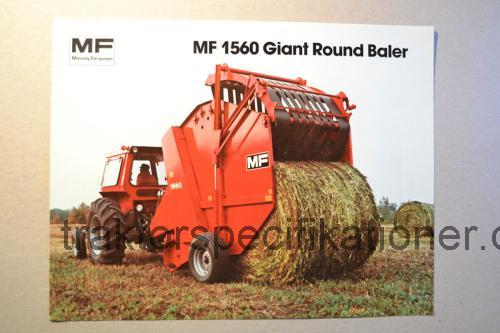 Massey Ferguson 1560 recensioner och tekniska specifikationer