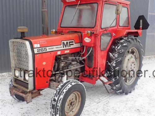 Massey Ferguson 265 tekniska specifikationer och recensioner