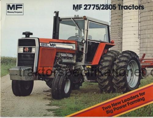 Massey Ferguson 2780 tekniska specifikationer 